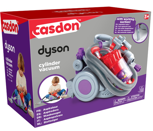 Odkurzacz Dyson dla dzieci Interaktywny z funkcją ssania dżwięk zabawkowy Casdon Little Helper