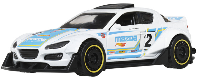 Hot Wheels Pull-Back Speeders auto 2004 Mazda RX-8 Custom