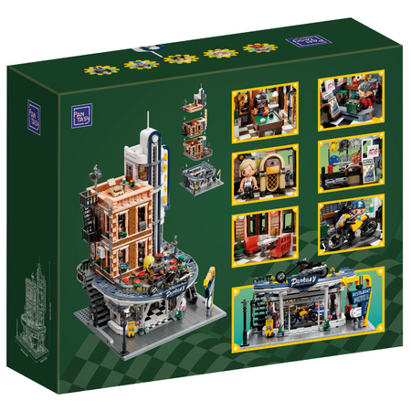 Klocki konstrukcyjne Pantasy Restauracja Motocyklowa Pub Motorcycle resturant 2989 elementów