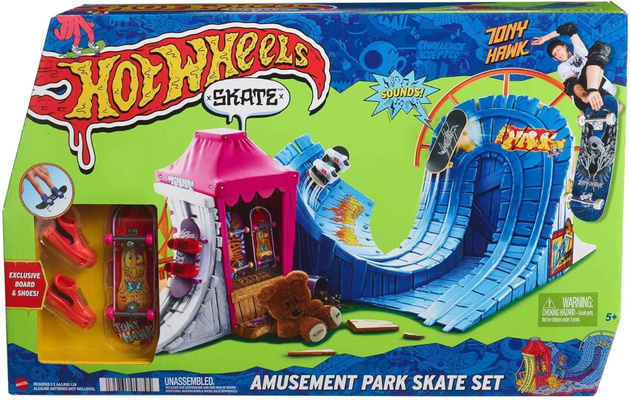 Hot Wheels Skate Park Tony Hawk zestaw do deskorolkowych trików