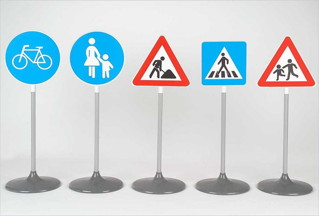 Znaki drogowe duże zestaw 5 szt. Klein