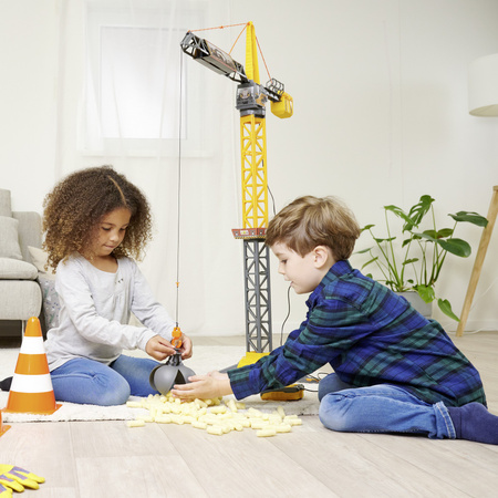 Duży Dźwig Żuraw zdalnie sterowany 110 cm obrotowe ramię + pilot