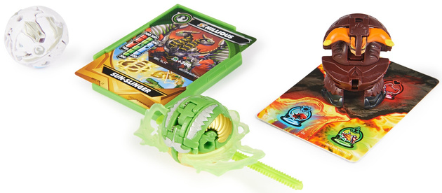 Zestaw Bakugan Starter Pack Gra strategiczna zestaw startowy 3 figurki Special Attack Nillious