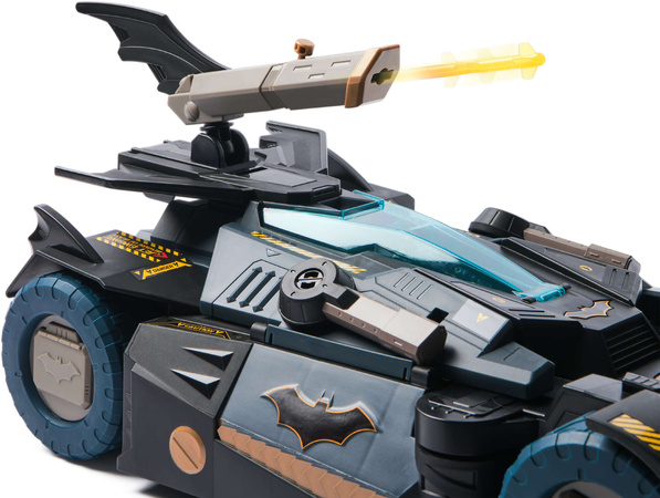 DC Comics Batman Zestaw Batmobile Ultimate Transforming + figurka 10 cm Światło Dźwięk