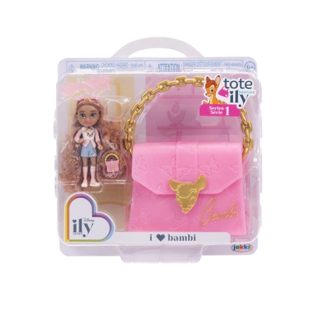 Disney ILY 4ever modna mini lalka z motywem Bambi z akcesoriami