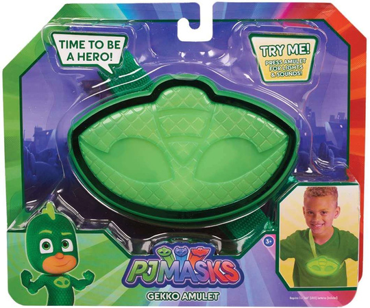 Pidżamersi Gekson zielony amulet Gekko światło + dźwięk 3+ PjMasks Just Play