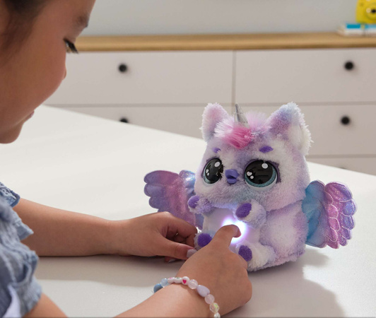 Hatchimals Alive Mystery Hatch Pufficorn- Magiczne Jajko Niespodzianka ze światłem i dźwiękiem