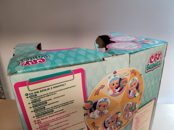 OUTLET Cry Babies chora Lalka Kristal płacze kaszle + zestaw lekarski WADLIWA