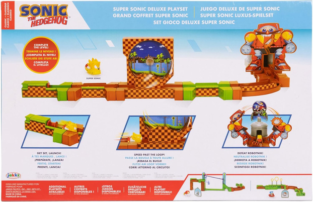 Zestaw Tor Go Go Racers Deluxe Sonic 3 The Hedgehog z mini pojazdem