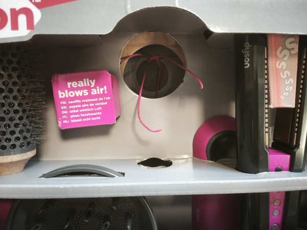 OUTLET Zestaw fryzjerski Dyson Deluxe Suszarka Supersonic Prostownica Corrale do stylizacji włosów 7 elementów Casdon NIEKOMPLETNA