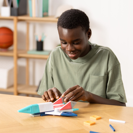 CONNETIX Pro Constructor Set Kreatywne klocki magnetyczne 70 elementów