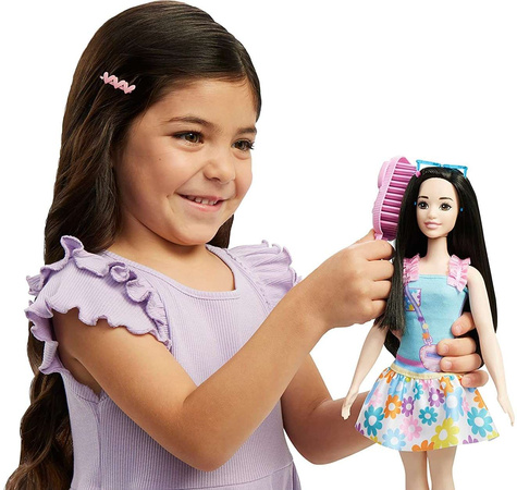 Barbie lalka Moja pierwsza Barbie szatynka duża 34 cm