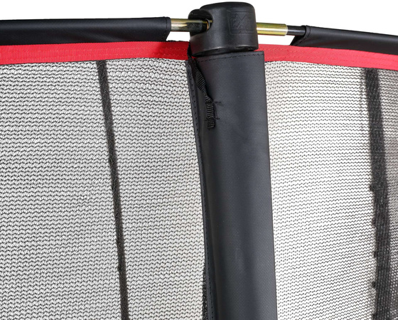 Trampolina Ogrodowa z siatką zabezpieczającą PeakPro 305 cm czarna