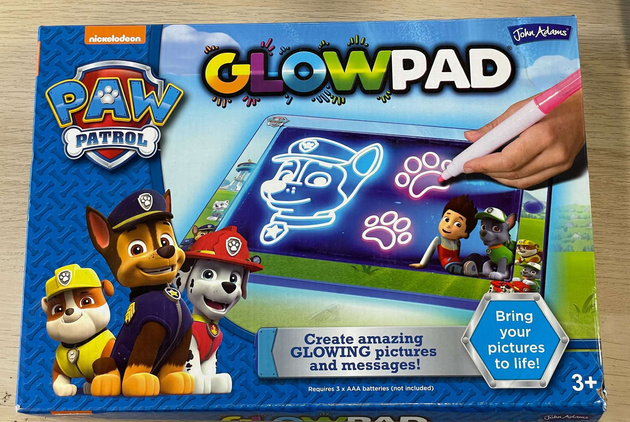 John Adams Psi Patrol znikopis interaktywna tablica do pisania Glowpad USZKODZONE OPAKOWANIE