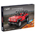 Klocki Konstrukcyjne CaDA Pojazd terenowy czerwony samochód duże auto Adventure Off-Roader napęd Pull-back 317 elementów