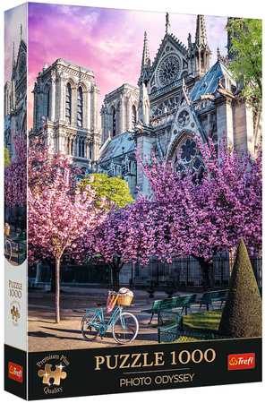 Puzzle 1000 Katedra Notre Dame Paryż Trefl