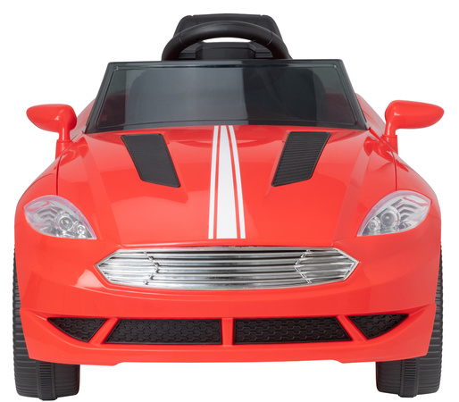 EVO Samochód dla dziecka auto na akumulator kabriolet cabrio czerwony ze światłami i dźwiękami