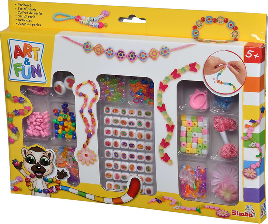 Zestaw do tworzenia kolorowych bransoletek Art&Fun