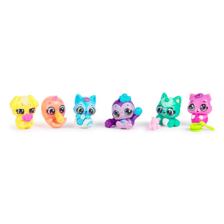 Hatchimals Alive! Rainbow Hatchery zestaw 6 figurek w jajkach + akcesoria