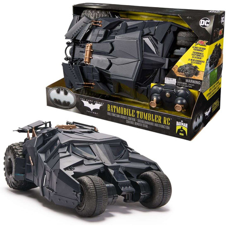 Batmobile Zdalnie sterowany pojazd DC Comics Tumbler RC z trylogii Mrocznego Rycerza 1:15 30 Cm
