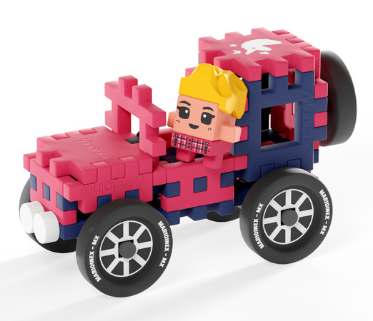 Klocki konstrukcyjne Mini Waffle Farmer Urocze Ranczo 112 elementów Marioinex