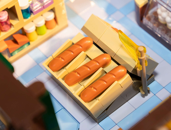 Klocki konstrukcyjne Pantasy Budynek Piekarni 2663 elementów