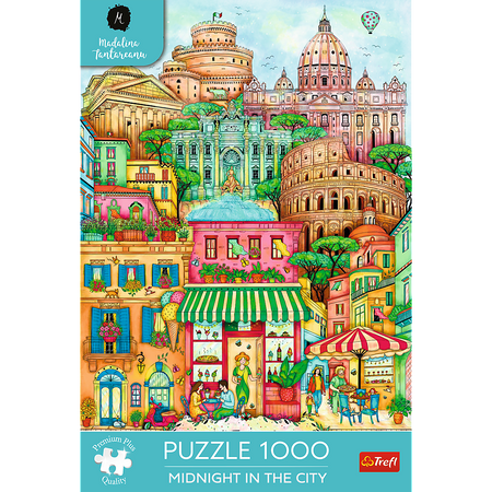 Trefl Puzzle 1000 elementów O północy w Rzymie