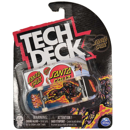 Tech Deck deskorolka fingerboard Santa Cruz Pantera + naklejki