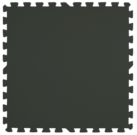 Mata piankowa podłogowa Humbi 180x60 Duże puzzle piankowe wodoodporne bezpieczne 3 szt. Czarna