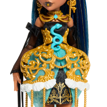 Monster High Cleo DeNile Straszysłodkie Urodziny lalka 28 cm + akcesoria