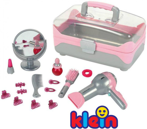 OUTLET Zestaw do włosów dla dzieci wielokolorowy Braun Suszarka na baterie dźwięk Klein WYBRAKOWANY