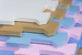 Mata podłogowa edukacyjna 120x120 Grube puzzle piankowe 9 szt. Humbi Zwierzęta