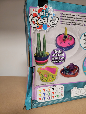 OUTLET Koło Garncarskie Dla Dzieci Zestaw do tworzenia ceramiki z kołem garncarskim USZKODZONE OPAKOWANIE