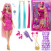 Lalka Barbie zestaw z kolorowymi włosami Fun&Fancy Zabawa Włosami ubrania + akcesoria