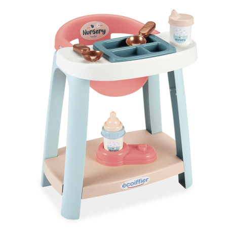 Nursery Zestaw Do Karmienia Opiekunki dla Lalek z fotelikiem i akcesoriami 7 elementów