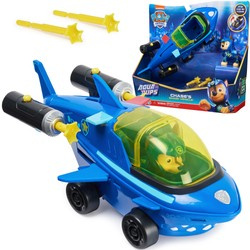 OUTLET Psi Patrol 2w1 Chase Aqua Pups Zestaw Pojazd podwodny Rekin wyrzutnia + figurka NIEPEŁNY KOMPLET