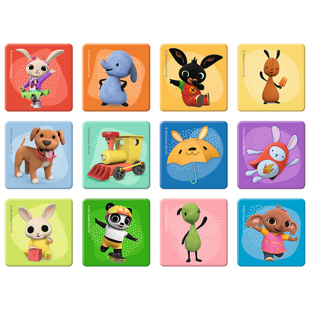 Puzzle 2w1 Memory Królik Bing z przyjaciółmi Trefl 3+