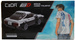 Klocki CaDA zestaw aut Mazda RX-7 FD3S, Toyota AE86 Trueno Initial D, Humvee 674 el.