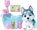 Pamper Petz interaktywny piesek husky zestaw z wanienką + akcesoria