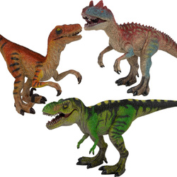 Dinozaury Figurki Allosaurus Velociraptor T-Rex Zestaw 3 Szt Boley