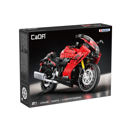 Klocki konstrukcyjne CaDA Motor Suzuki Hayabusa Motocykl Pojazd 1043 elementy