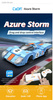Klocki konstrukcyjne CaDA Samochód zdalnie sterowany Auto Sportowe 21,7 cm 1:20 Azure Storm 266 elementów RC Dual Mode C51076W 