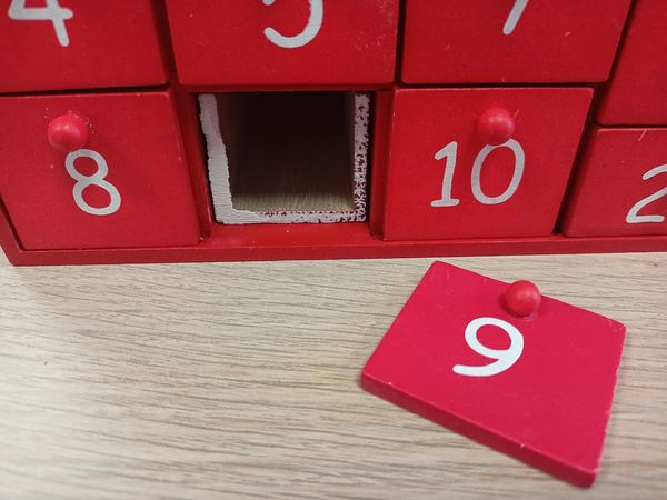 Dekoracja świąteczna Kalendarz adwentowy Choinka