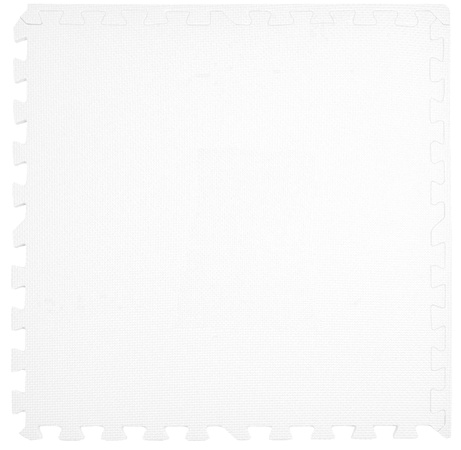 Humbi Duża Mata edukacyjna Grube Puzzle piankowe 180 x 180 x 1 cm XXL 9 sztuk 62 x 62 x 1 cm Kolor biały i szary biało-szary