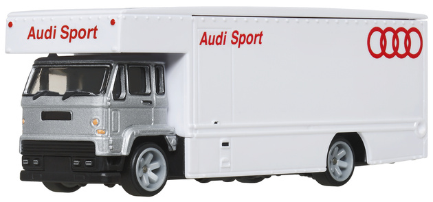 Hot Wheels Premium zestaw pojazdów Team Audi S4 quattro i Fleet Flyer