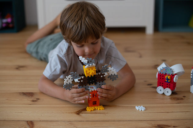 Klocki konstrukcyjne Mini Waffle zestaw Konstruktor 300 elementów Marioinex