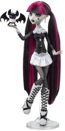 OUTLET Lalka Monster High Draculaura Reel Drama 26 cm + akcesoria USZKODZONE OPAKOWANIE