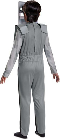 Minecraft Kostium Strój karnawałowy Skeleton Przebranie Biały Szkielet 110-122 cm 4-6 lat + Netherytowy miecz 51 cm