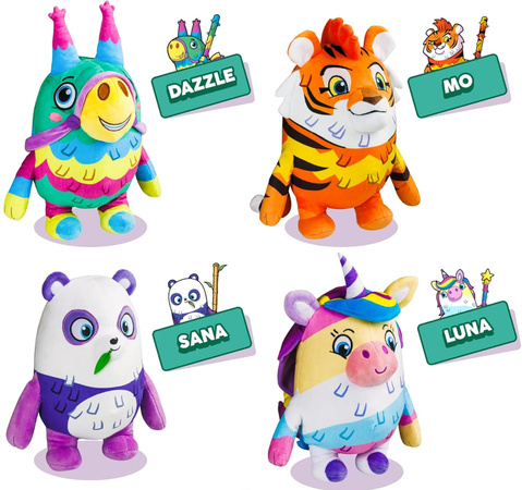 Pinata Smash Lings Buddies pluszak Sana Miękka maskotka fioletowa Panda 30 cm