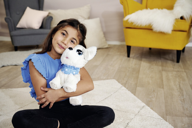 OUTLET Chi Chi Love Piesek interaktywny z apaszką 30 cm Dźwięk 3+ Happy Husky PO ZWROCIE